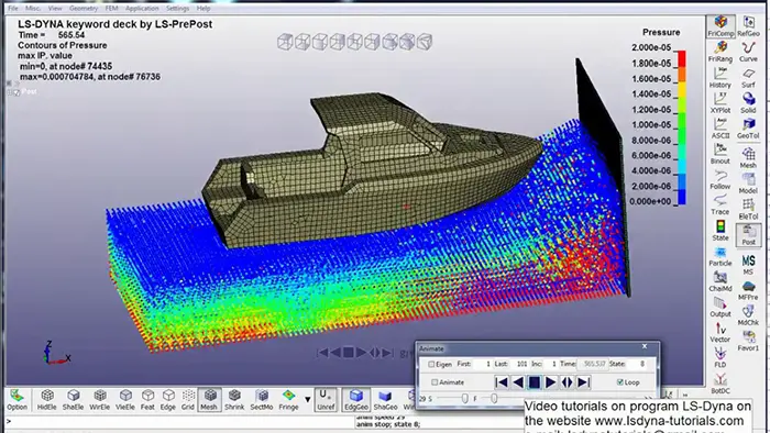 ANSYS LS-DYNA ابررایانه